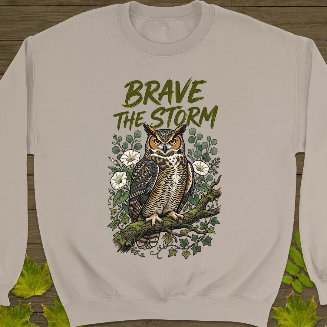 Brave The Storm Sweatshirt Sand