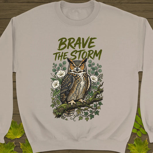 Brave The Storm Sweatshirt Sand