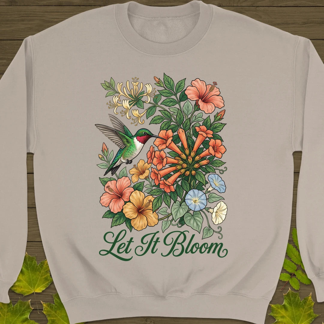 Let It Bloom Sweatshirt Sand