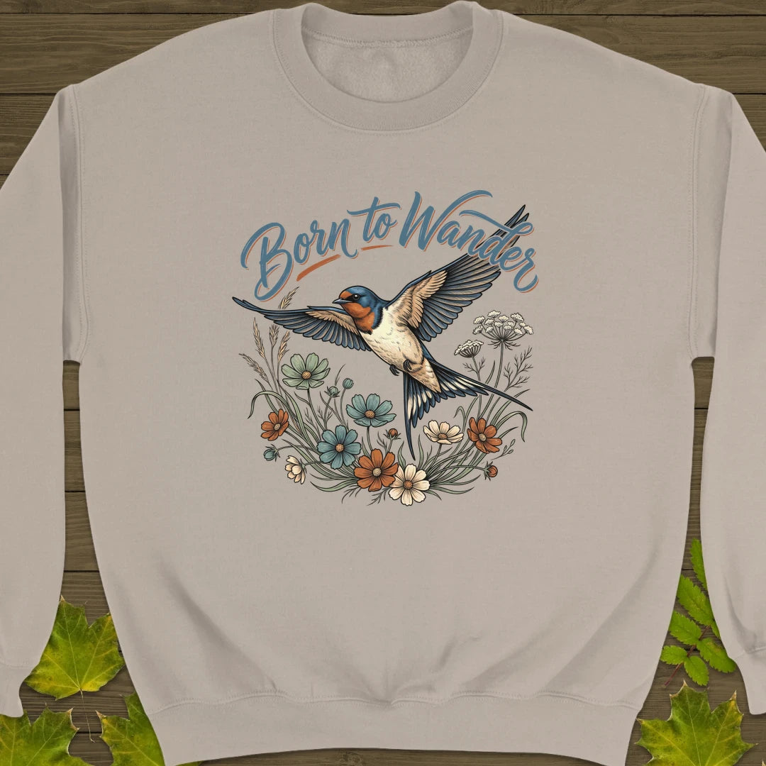 Born To Wander Sweatshirt Sand