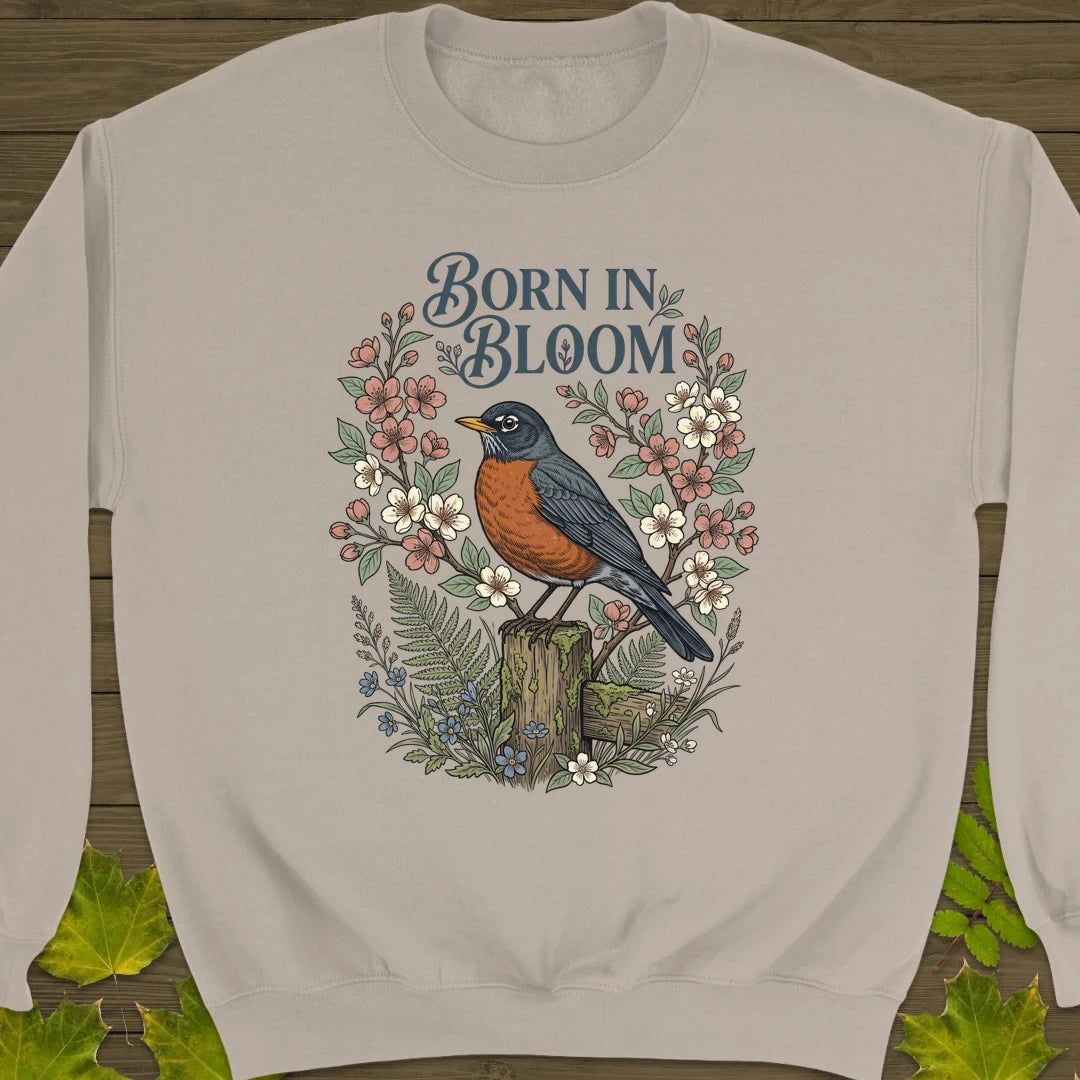 Born In Bloom Sweatshirt Sand