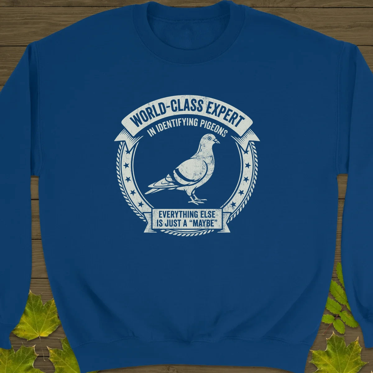 Identifying Pigeons Sweatshirt Royal