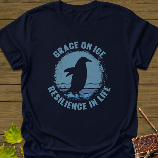 Grace on Ice T-Shirt in Navy