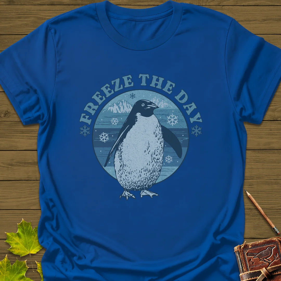 Freeze The Day T-Shirt in Royal