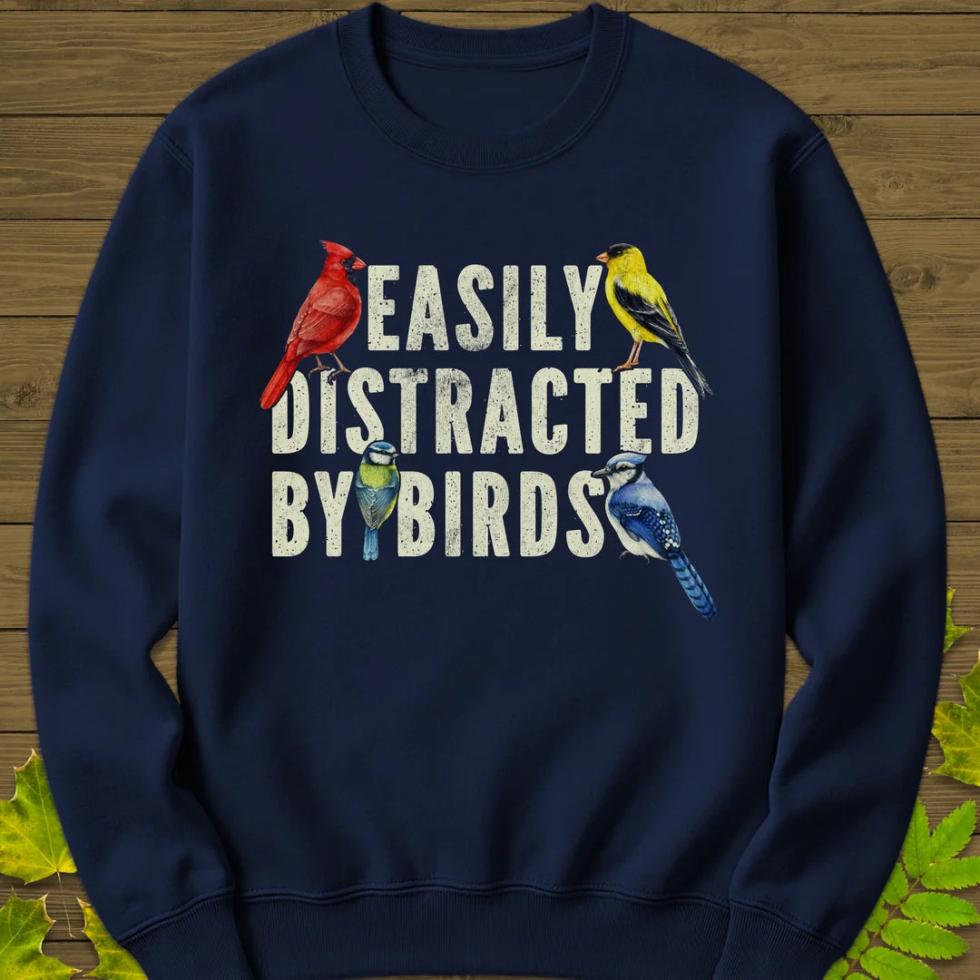 Easily Distracted Sweatshirt in Navy