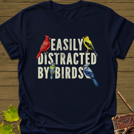 Easily Distracted T-Shirt in Navy