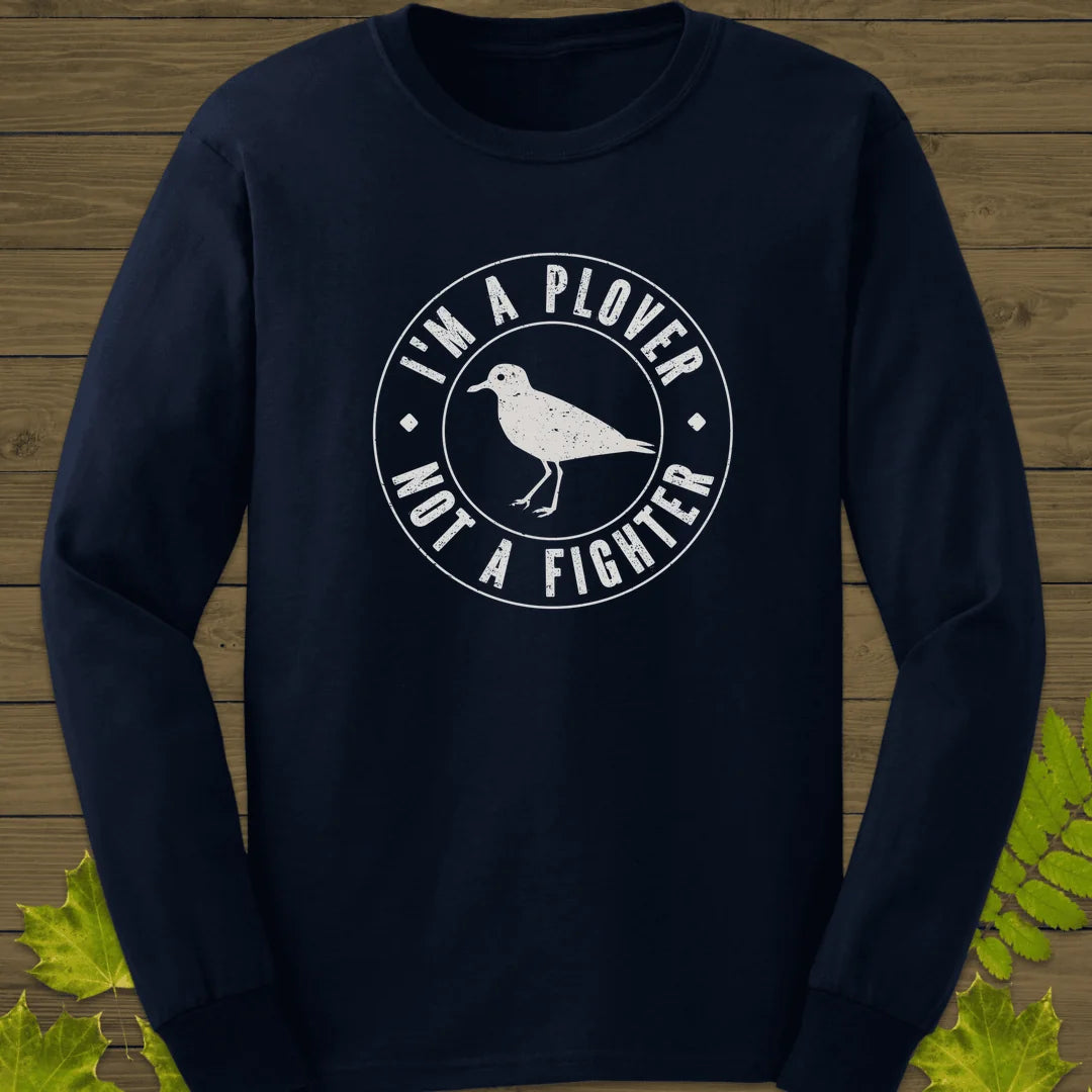 Plover Not Fighter Long Sleeve in Navy