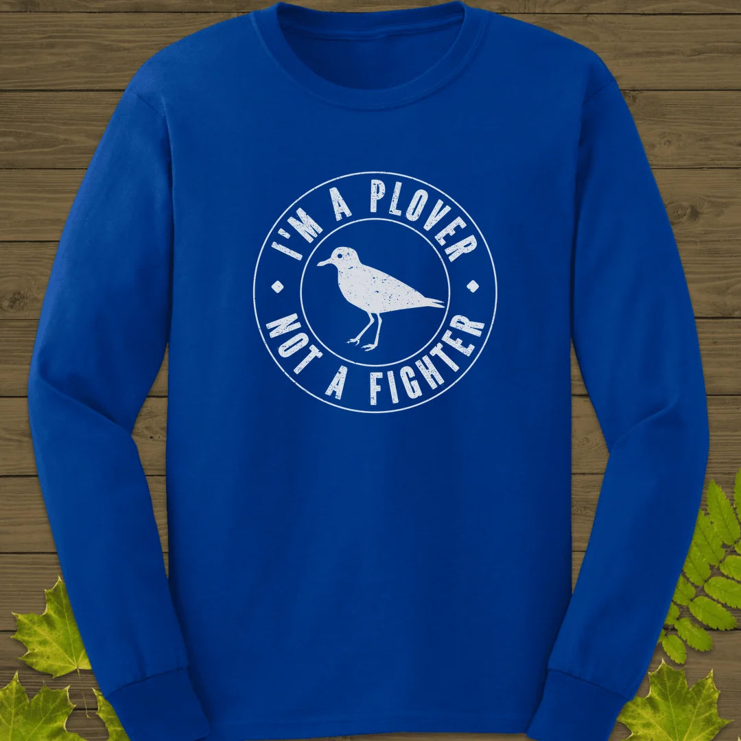 Plover Not Fighter Long Sleeve in Royal