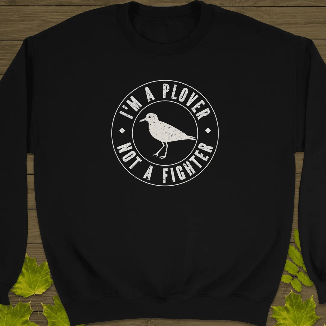 Plover Not Fighter Sweatshirt in Black