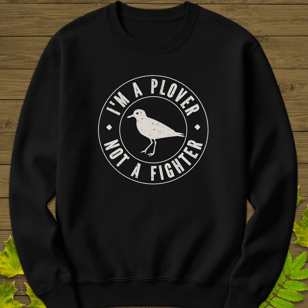 Plover Not Fighter Sweatshirt in Black