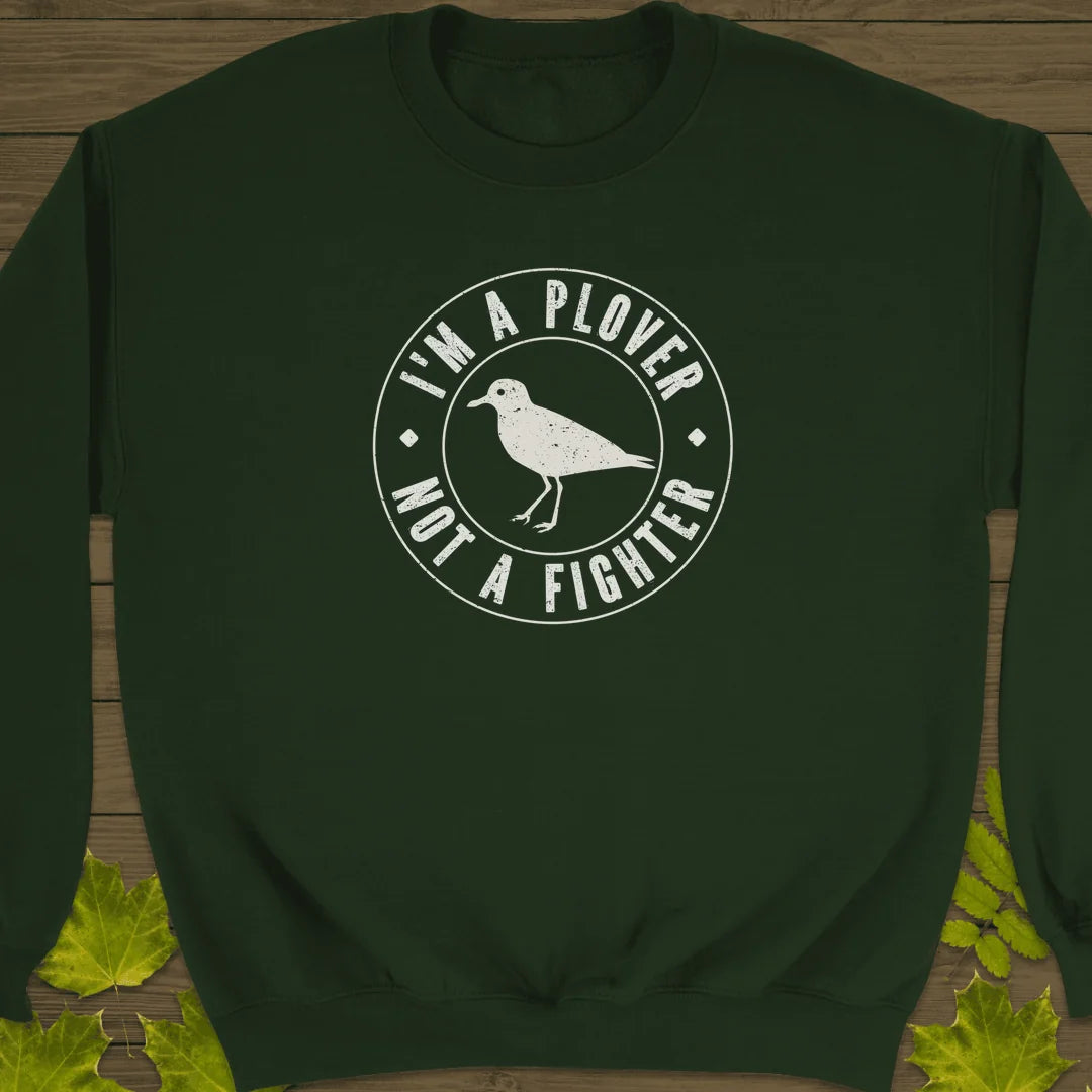Plover Not Fighter Sweatshirt in Forest Green