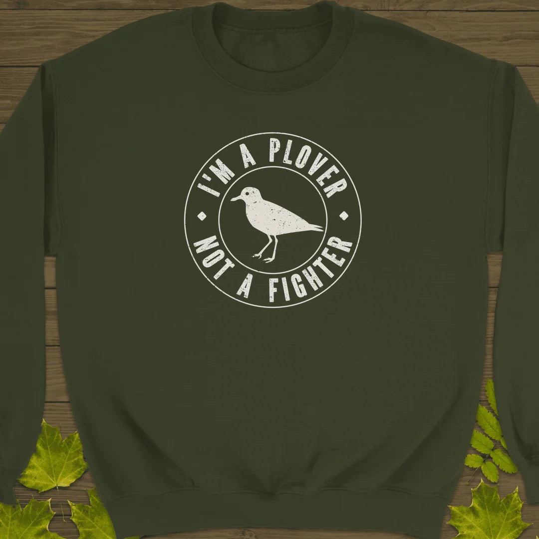 Plover Not Fighter Sweatshirt in Military Green