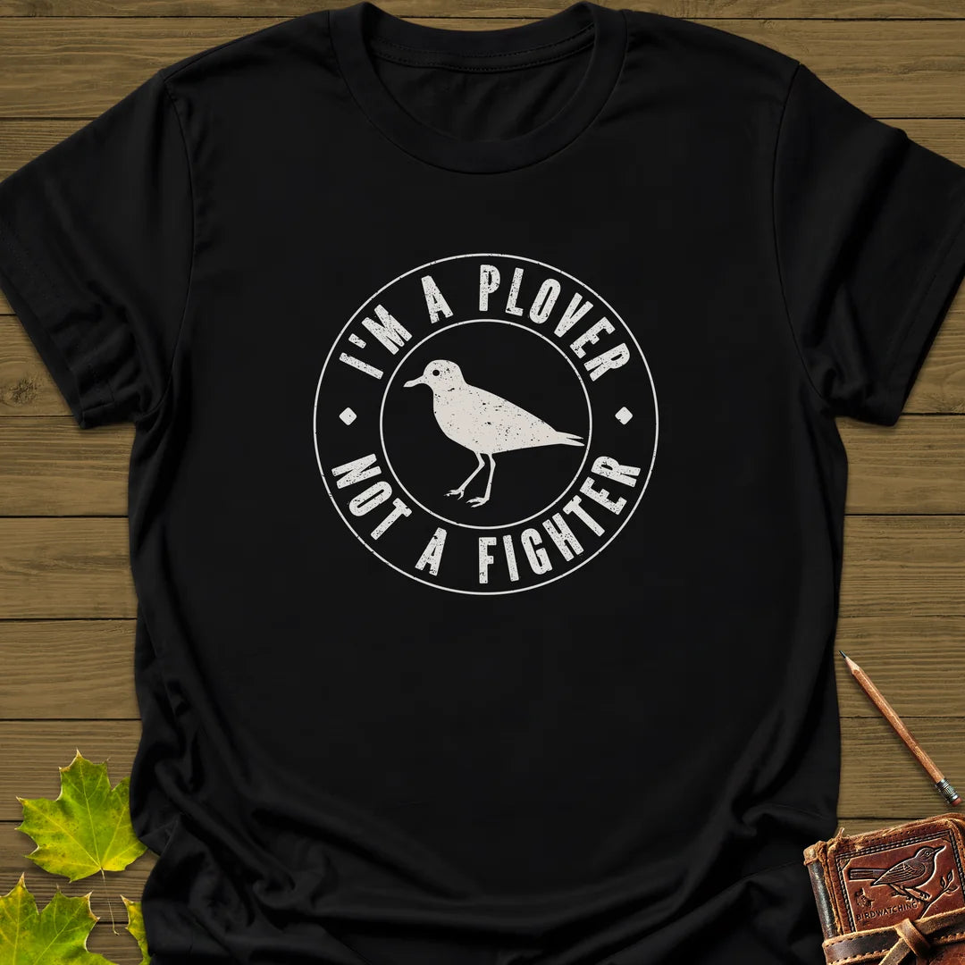 Plover Not Fighter T-Shirt in Black