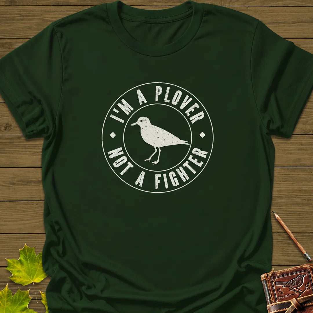 Plover Not Fighter T-Shirt in Forest Green