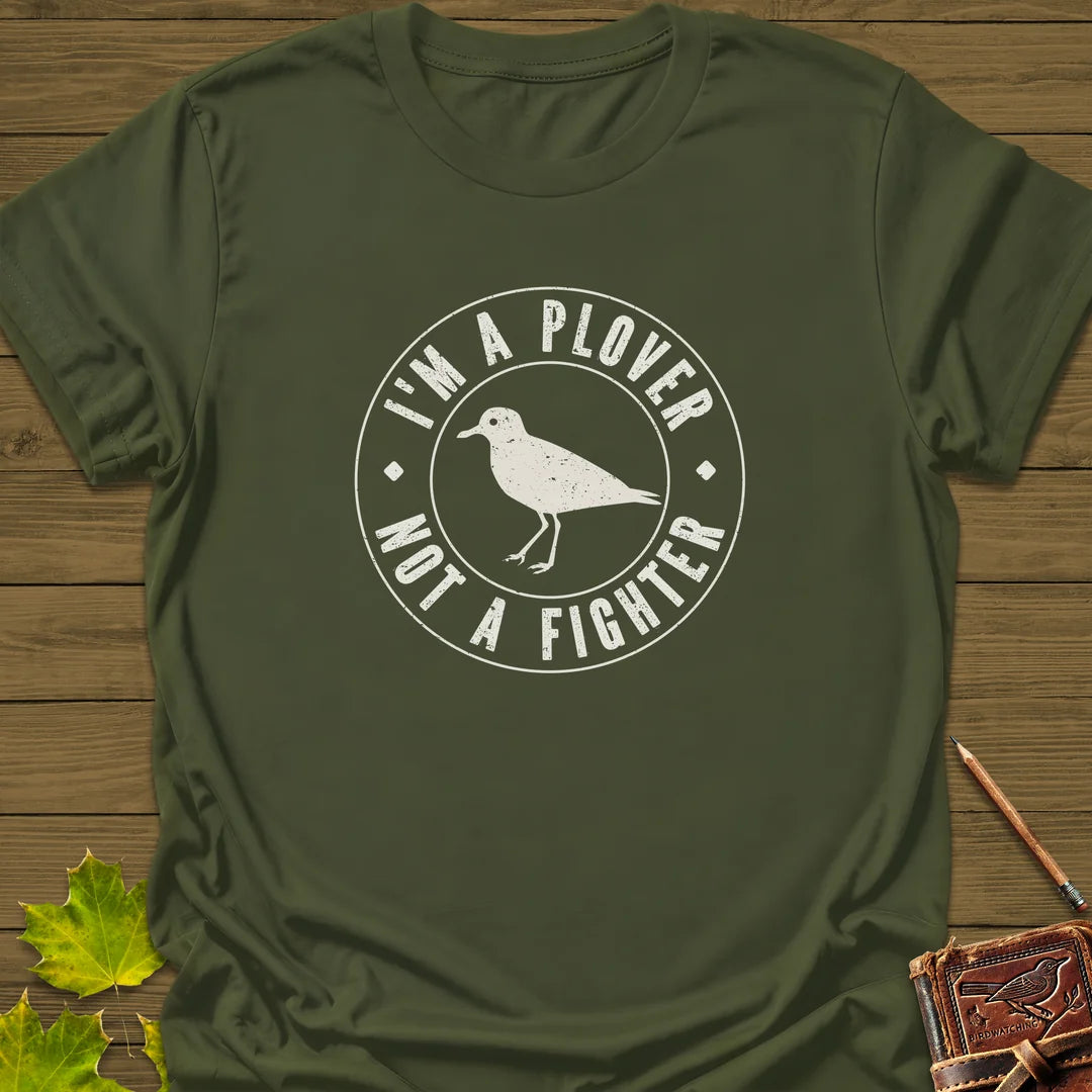 Plover Not Fighter T-Shirt in Military Green