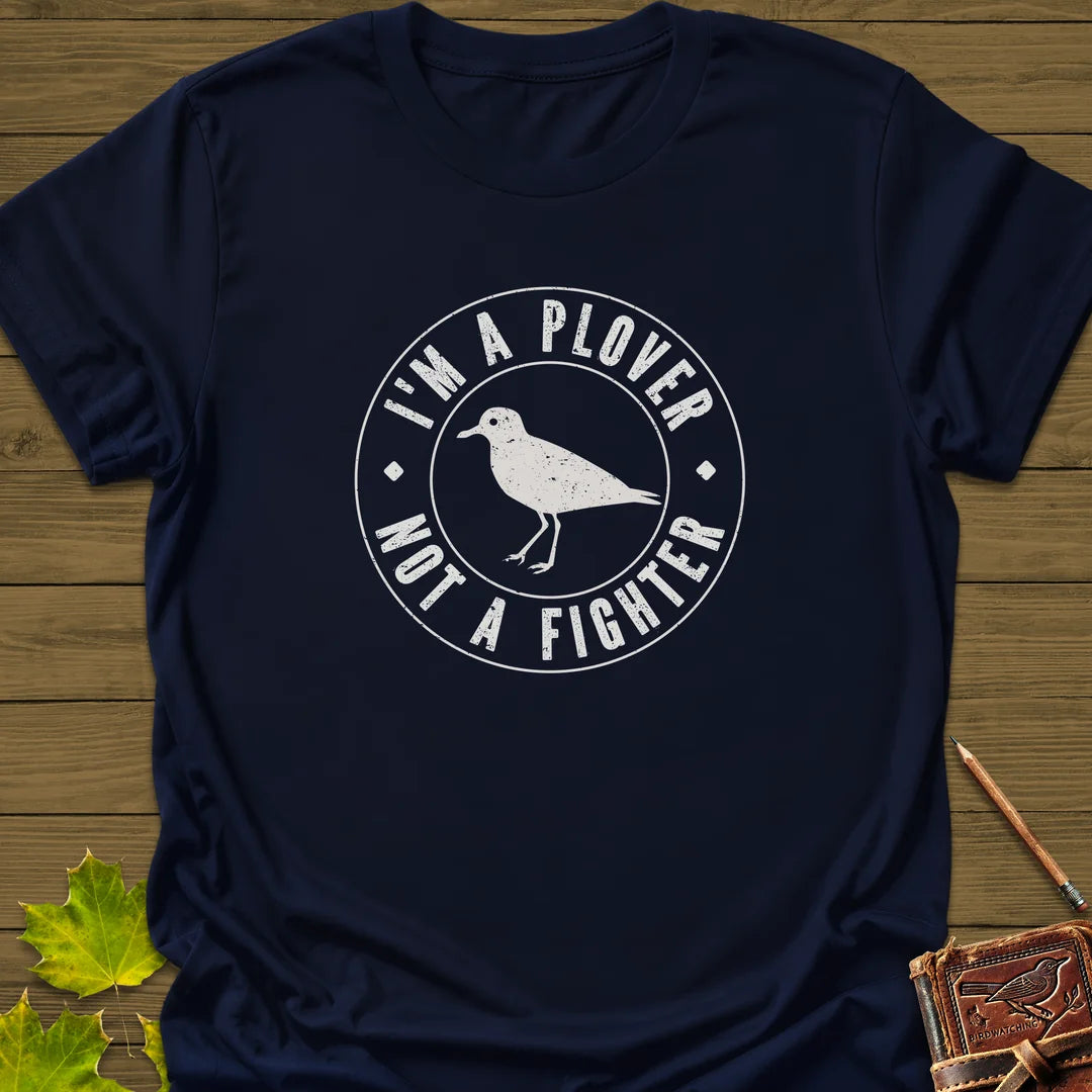 Plover Not Fighter T-Shirt in Navy
