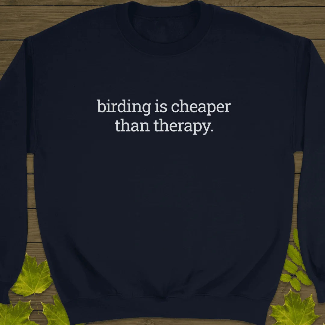 Birding Therapy Sweatshirt in Navy