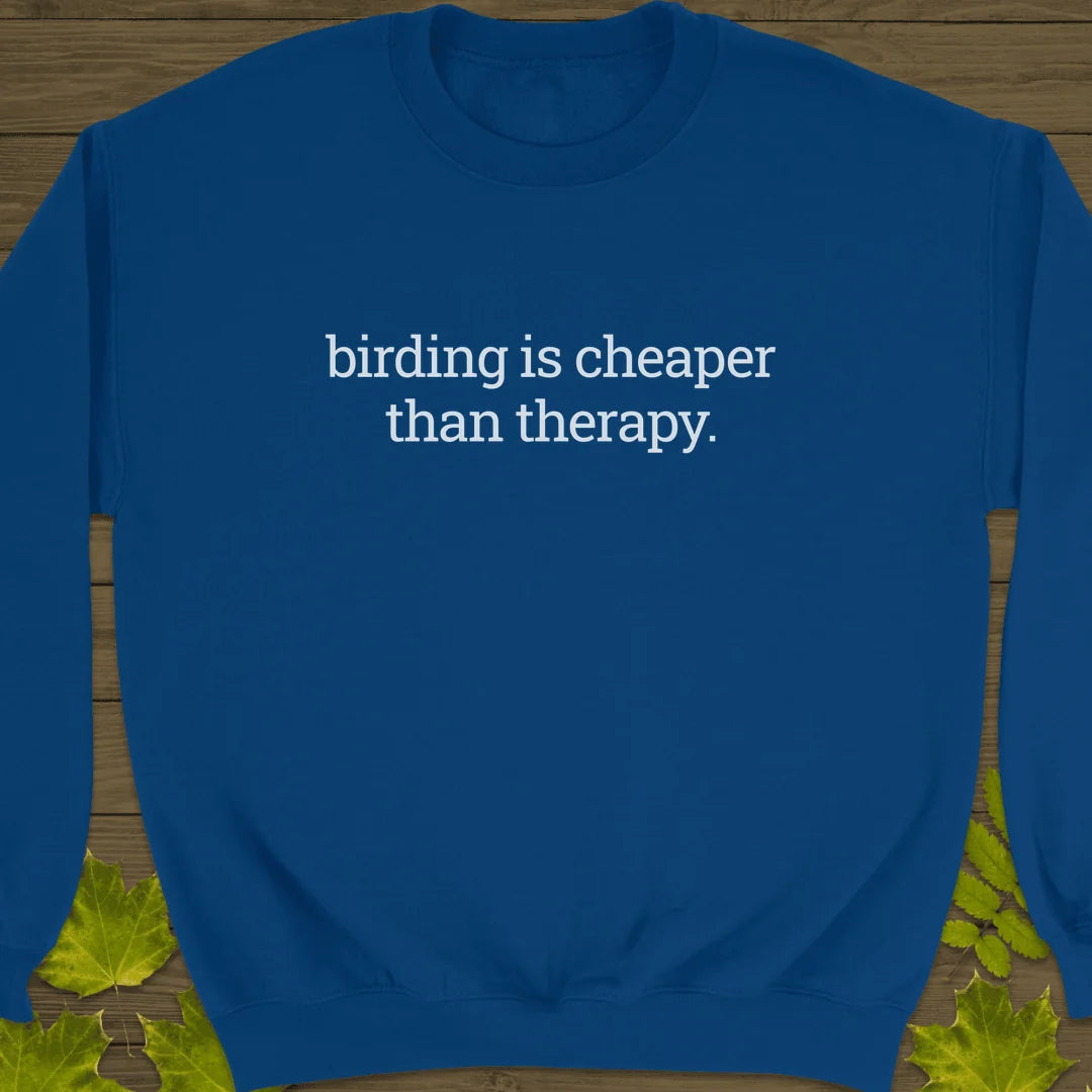 Birding Therapy Sweatshirt in Royal