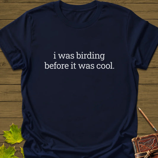 Birding Before It Was Cool T-Shirt in Navy