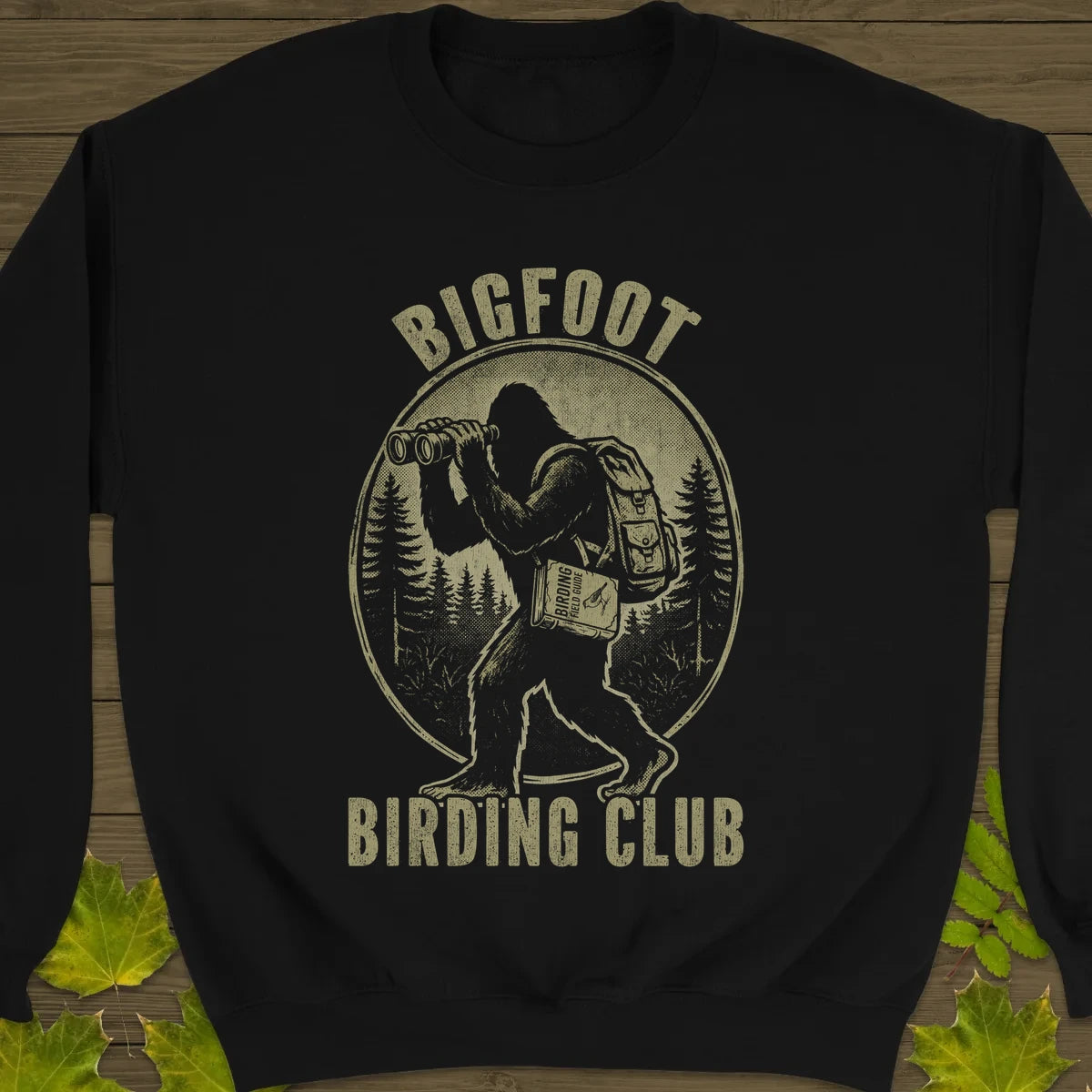 Bigfoot Birding Club Sweatshirt Black