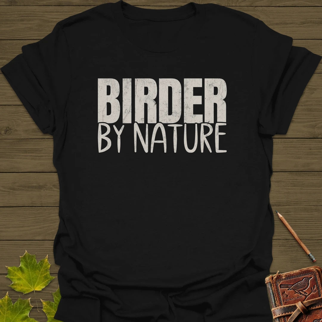 Birder By Nature T-Shirt Black
