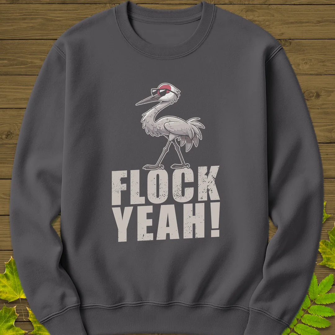 Flock Yeah Sweatshirt in Charcoal