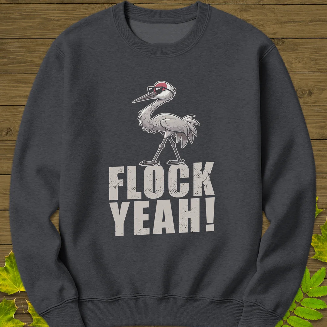 Flock Yeah Sweatshirt in Dark Heather