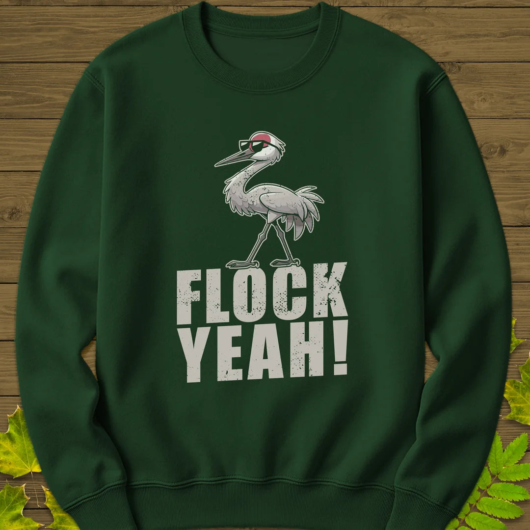 Flock Yeah Sweatshirt in Forest Green