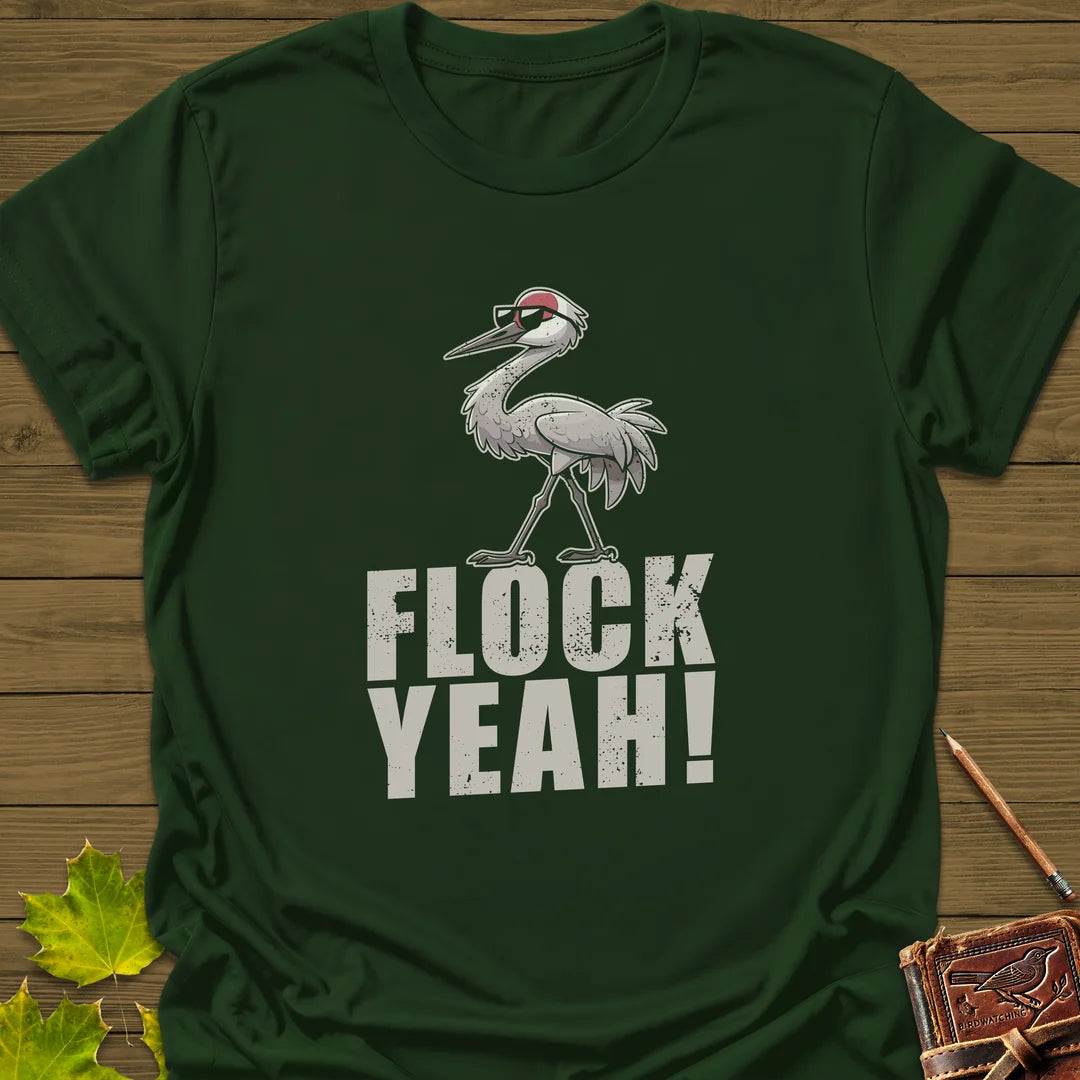 Flock Yeah T-Shirt in Forest Green