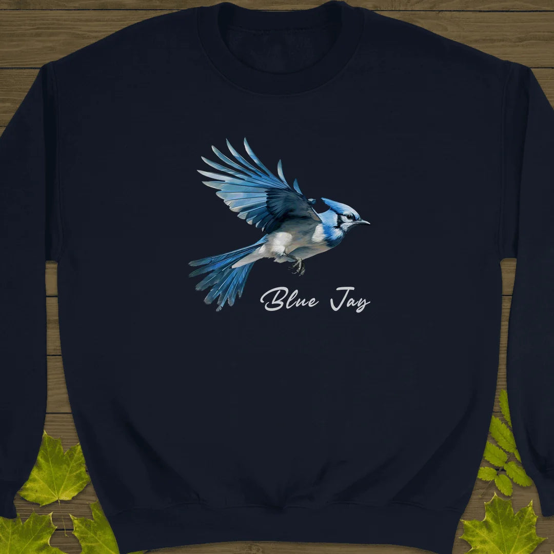 Flying Blue Jay Sweatshirt in Navy