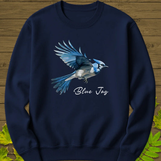 Flying Blue Jay Sweatshirt in Navy