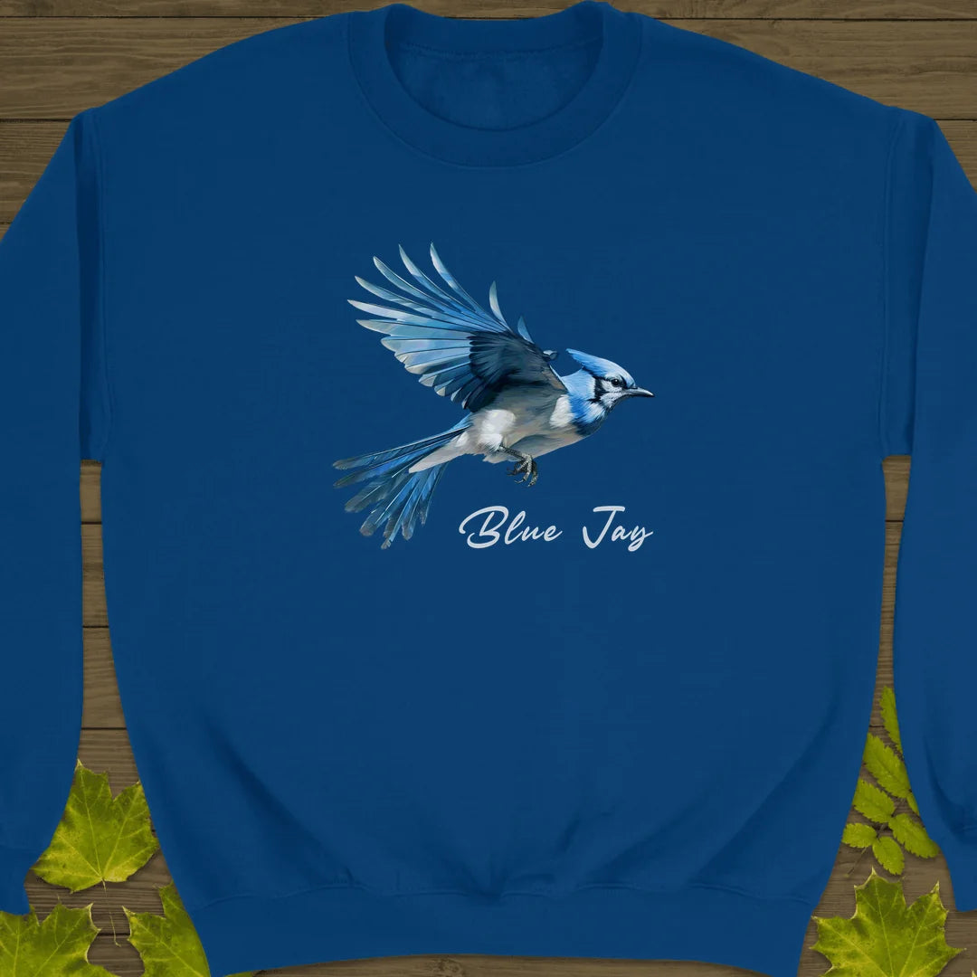 Flying Blue Jay Sweatshirt in Royal