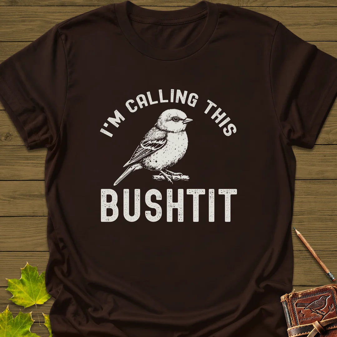 Calling This Bushtit T-Shirt in Dark Chocolate