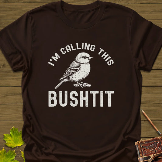 Calling This Bushtit T-Shirt in Dark Chocolate
