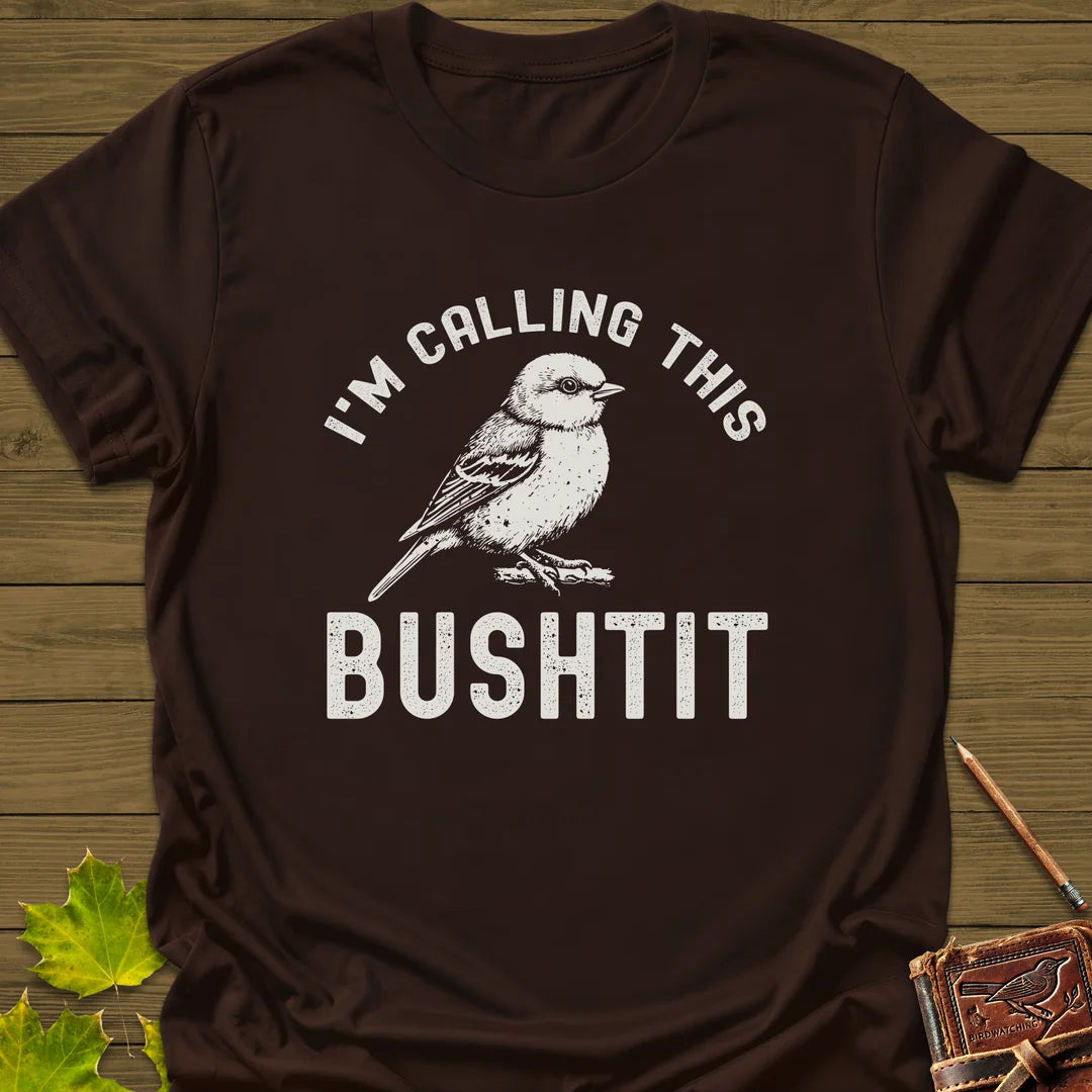 Calling This Bushtit T-Shirt in Dark Chocolate