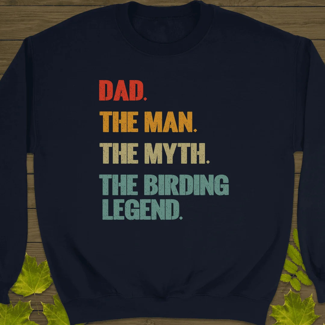 Dad, Birding Legend Sweatshirt in Navy