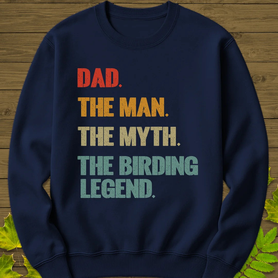 Dad, Birding Legend Sweatshirt in Navy