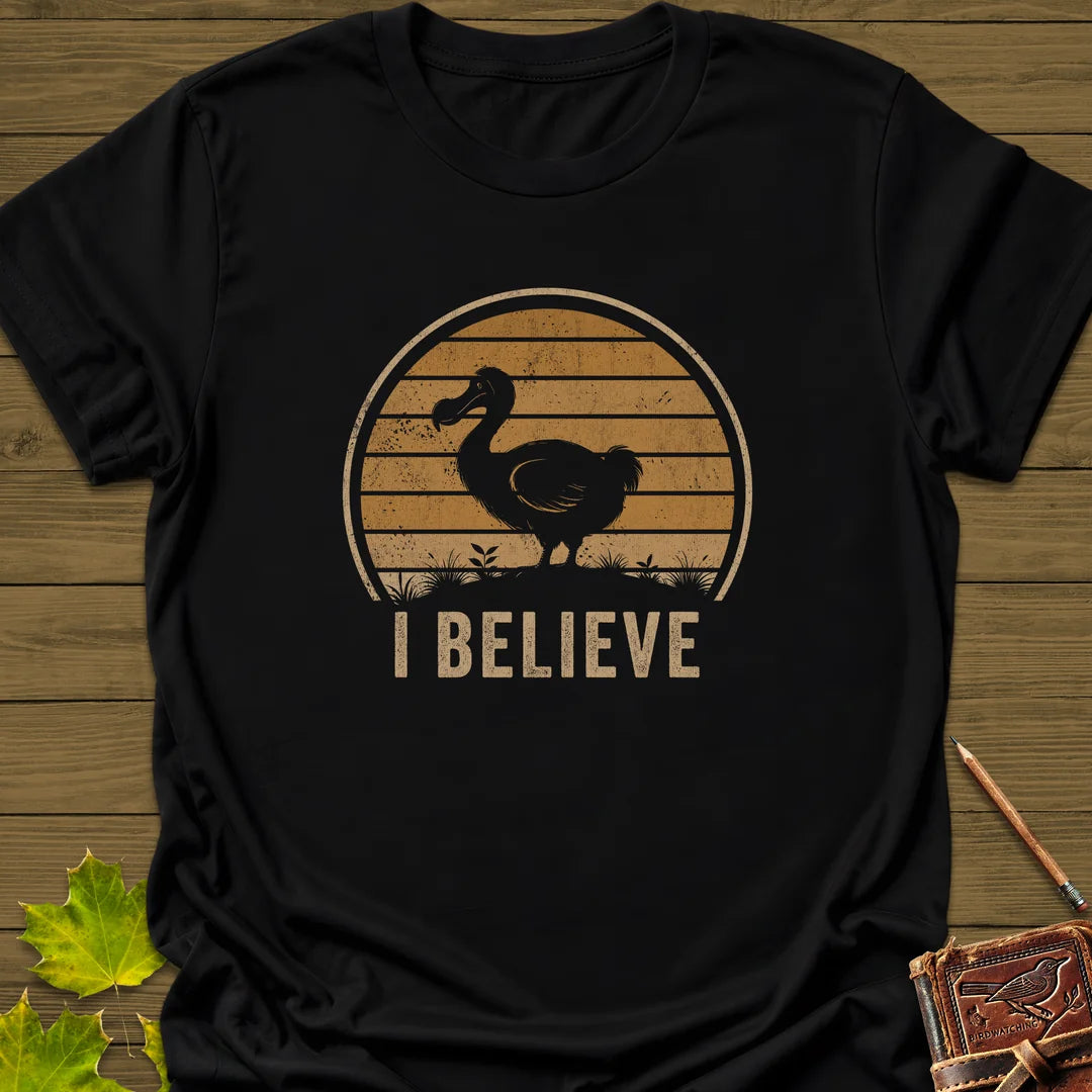 I Believe Dodo T-Shirt in Black