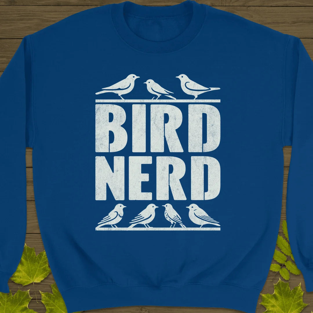 Bird Nerd Sweatshirt in Royal