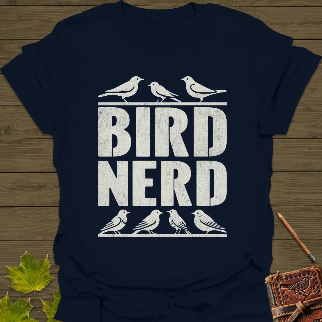 Bird Nerd T-Shirt in Navy