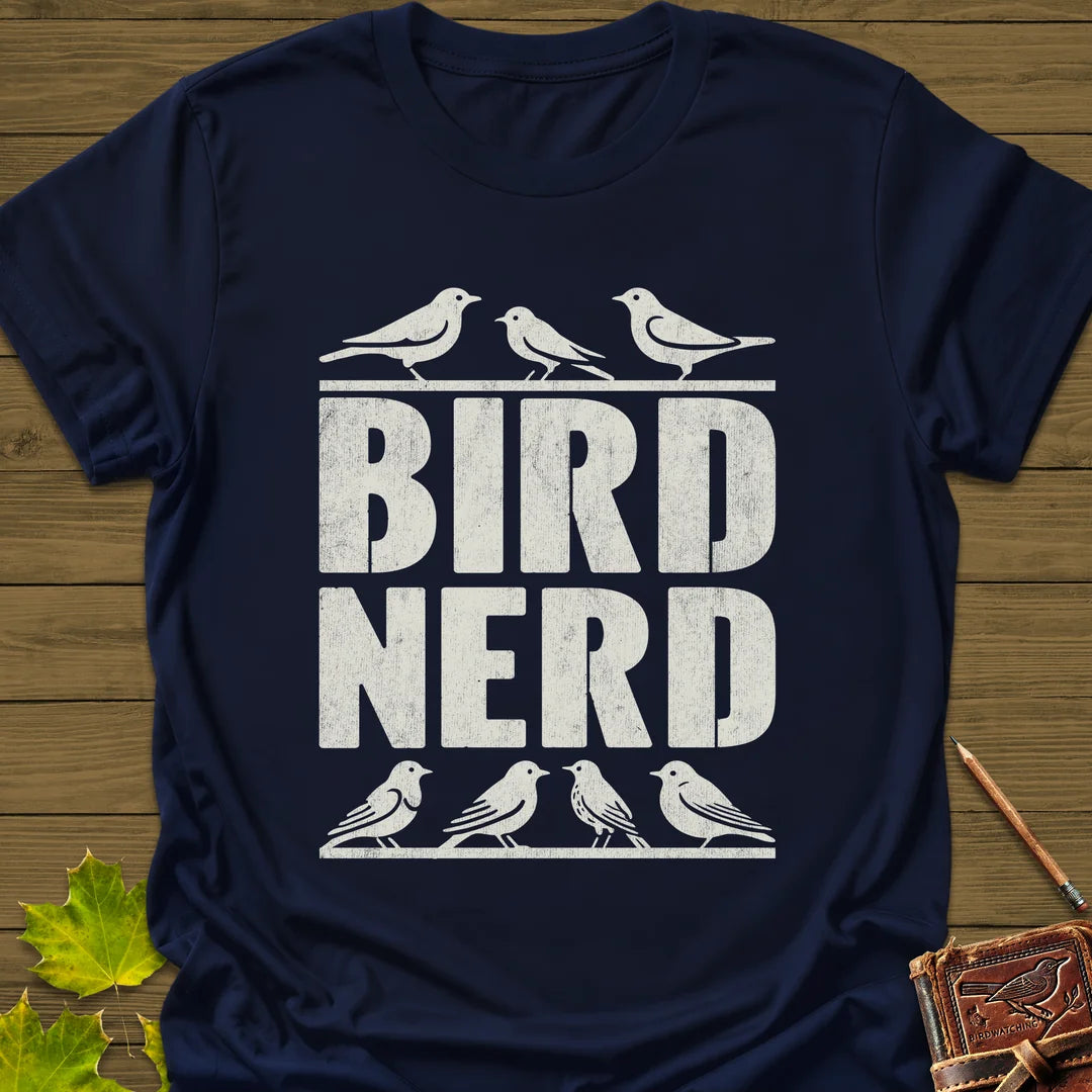 Bird Nerd T-Shirt in Navy