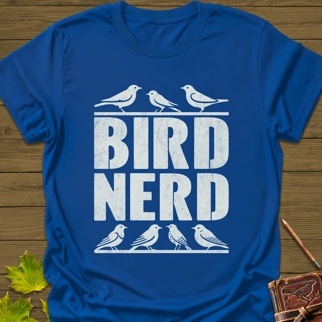 Bird Nerd T-Shirt in Royal