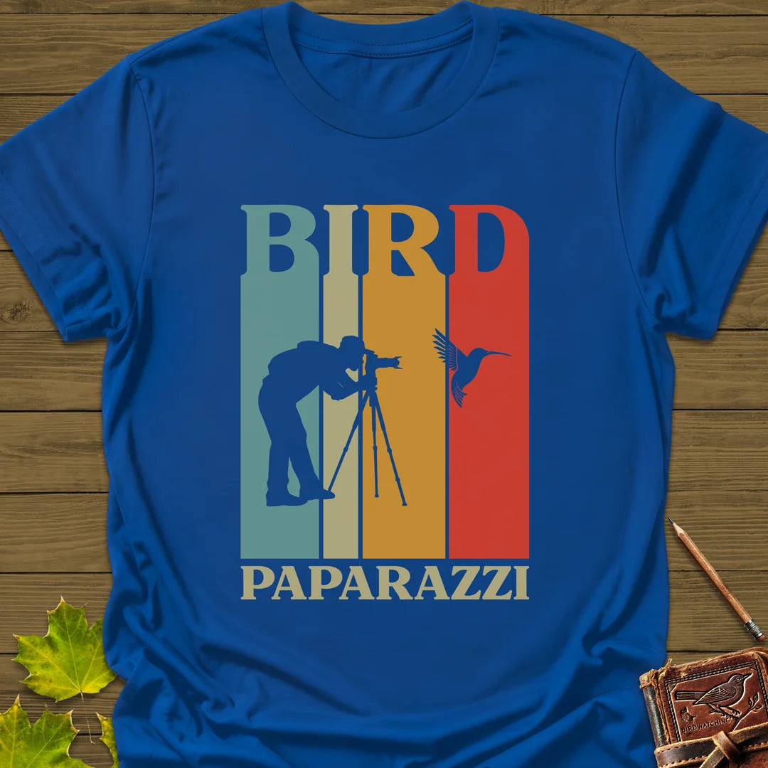 Bird Paparazzi T-Shirt in Royal