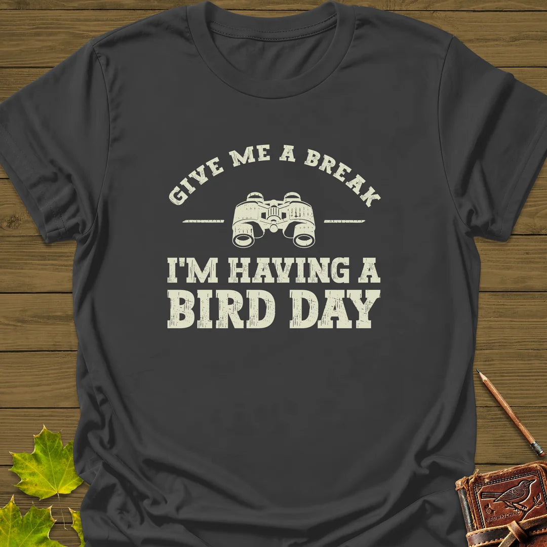 Having A Bird Day T-Shirt in Charcoal
