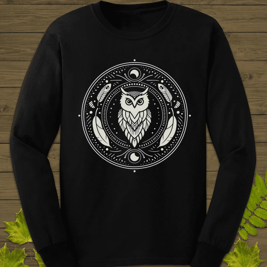 Nocturnal Wisdom Long Sleeve in Black