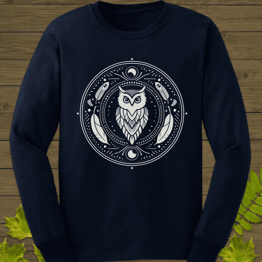 Nocturnal Wisdom Long Sleeve in Navy