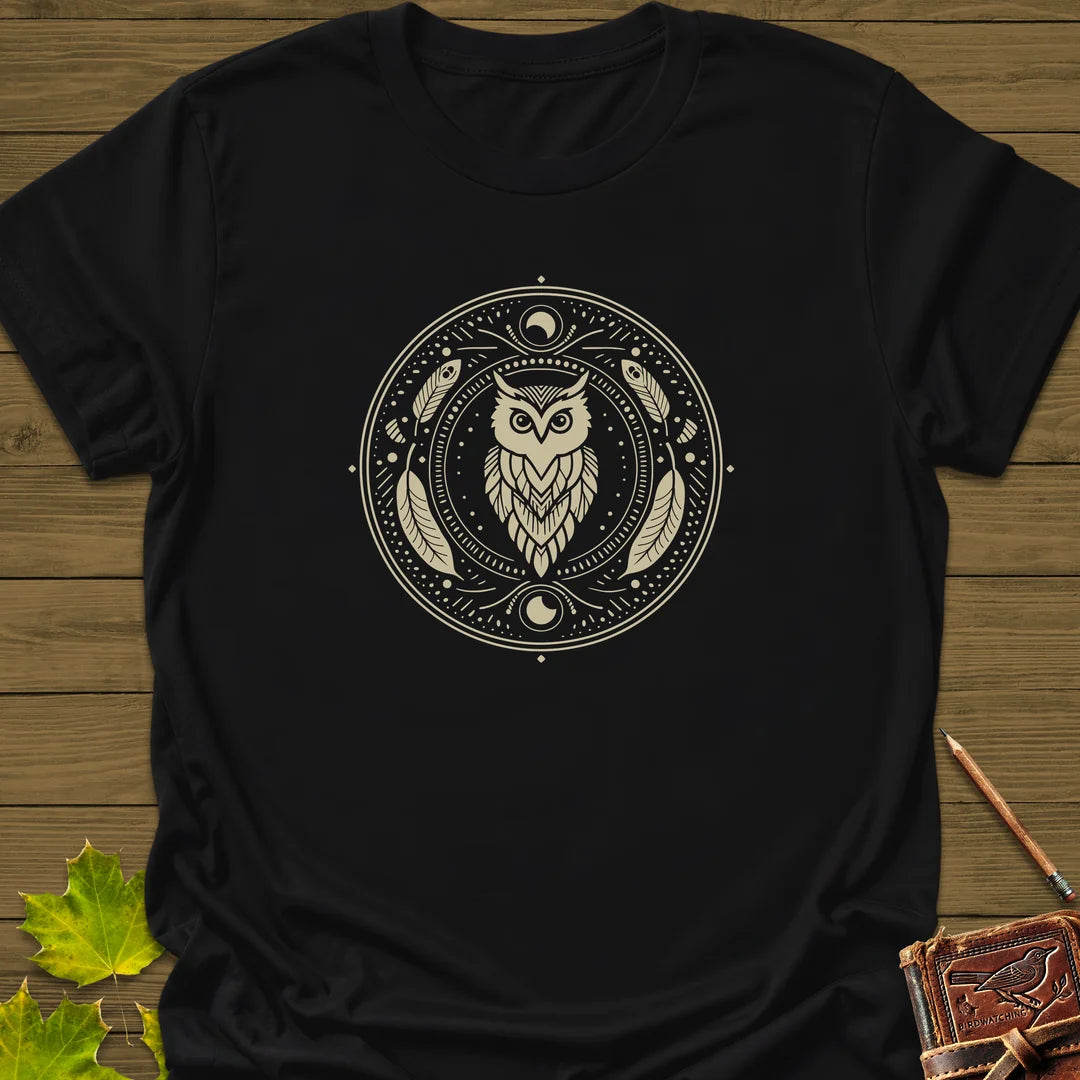Nocturnal Wisdom T-Shirt in Black
