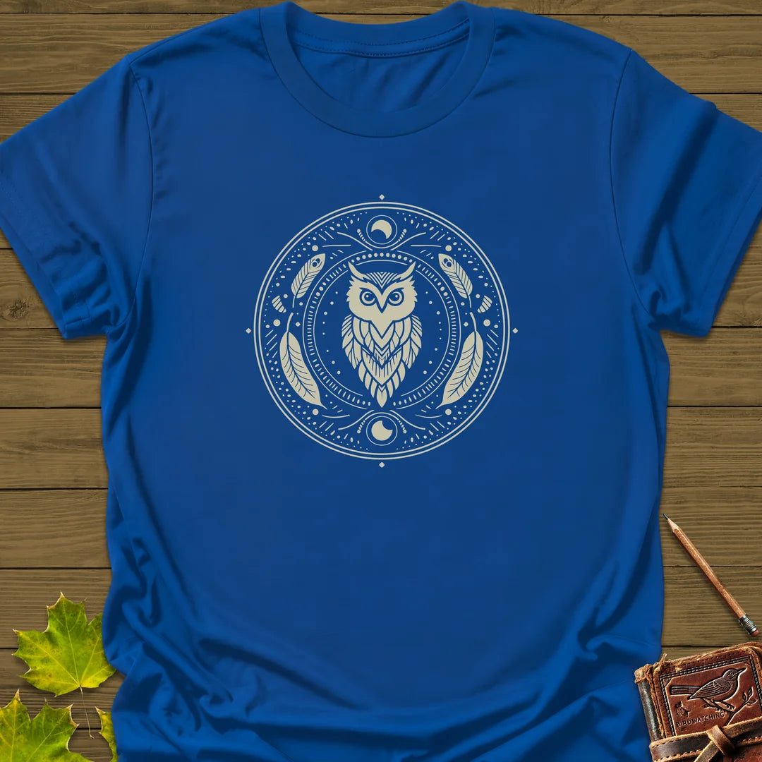 Nocturnal Wisdom T-Shirt in Royal