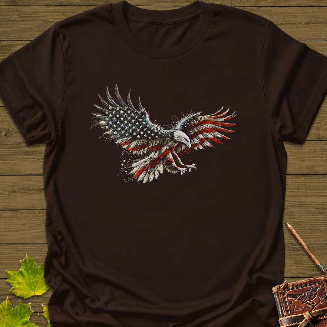 Liberty's Flight T-Shirt in Dark Chocolate
