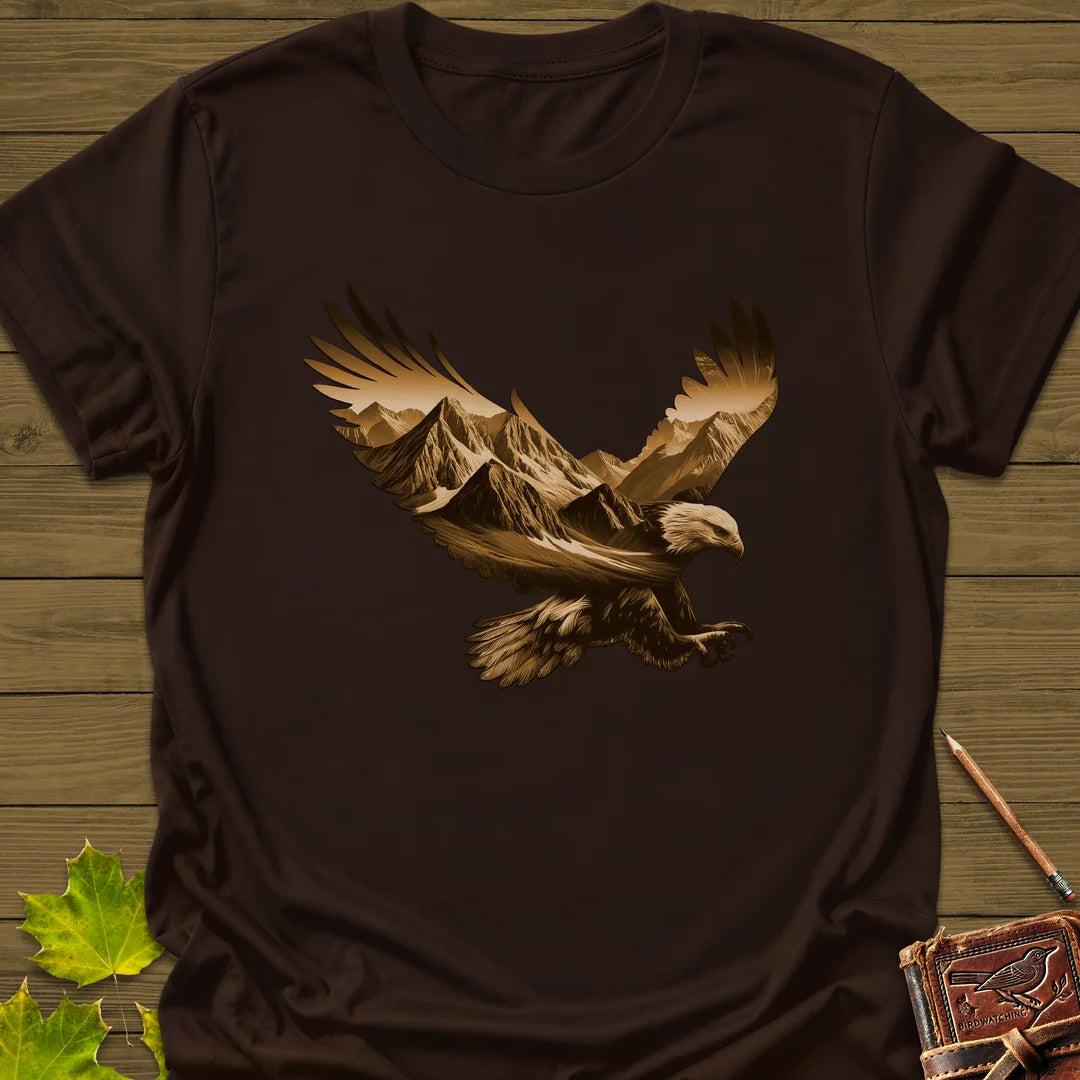 Mountain Eagle T-Shirt in Dark Chocolate